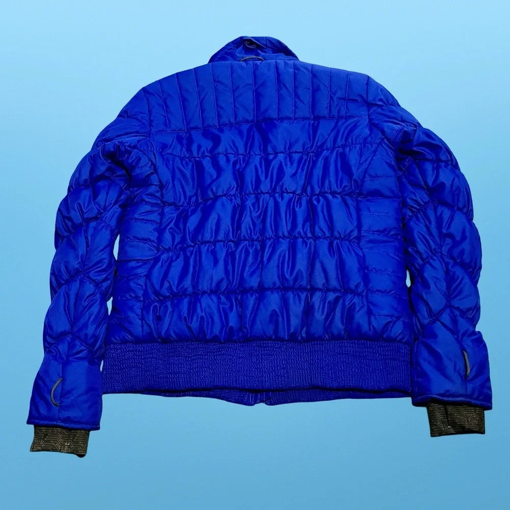 Columbia Omni-Heat Omni-Shield Puffer Jacket Blue Mens Large Full Zip
